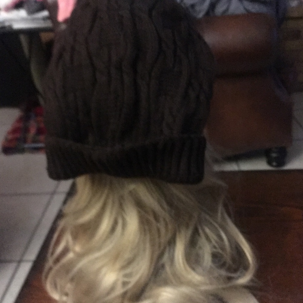 Brown stocking hat
